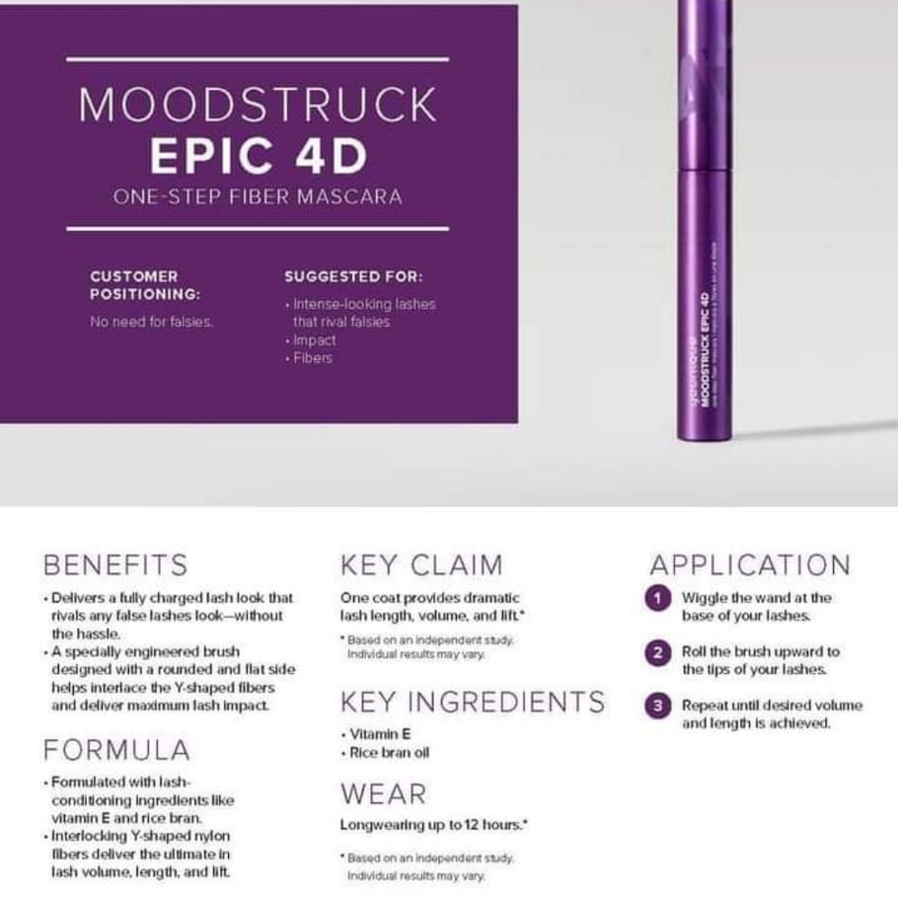 Youniques Moodstruck Epic 4d mascara